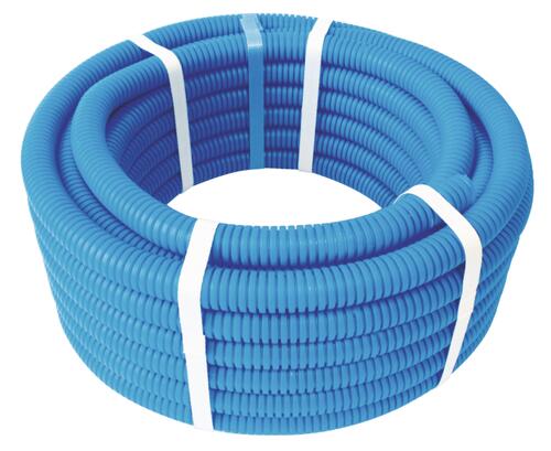 Tube PER gainé bleu Ø20 - longueur 25 m - Somatherm