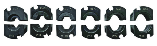 Lot de mors profil V pour cuivre Ø12 à Ø28 mm - Somatherm