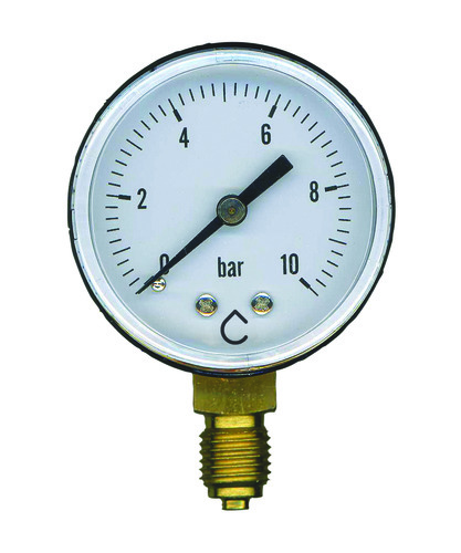 Manomètre radial 0 à 10 bars Ø50mm