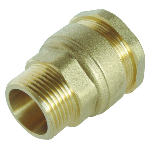 Raccord laiton droit mâle pour tube PE Ø32 M26/34