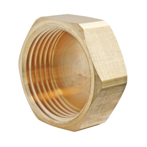 Lot de 10 bouchons laiton à visser - femelle 3/4'' (20/27)