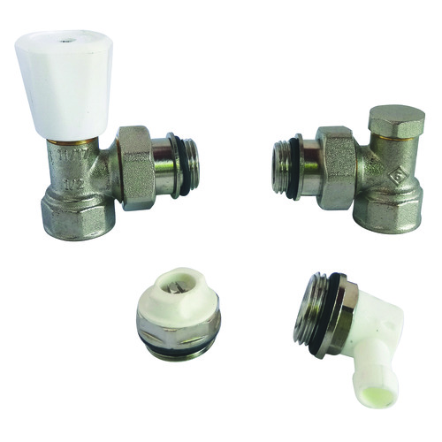Kit complet de radiateur manuel équerre 1/2'' (15/21)