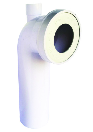 Pipe WC Longue à Prise D'Air Ø 100 X 350 Mm - PVC Blanc, Démontable, Recoupable - 10