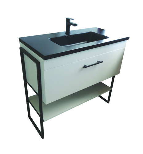 1DUS Meuble 90cm BLANC