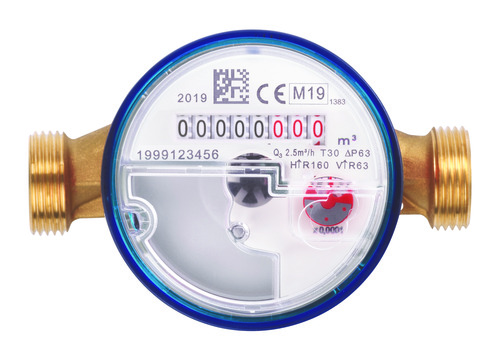 Compteur d'eau divisionnaire a jet unique à impulsion - eau froide - M20/27