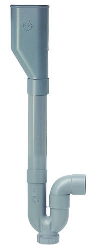 Siphon plastique machine à laver, double entrée