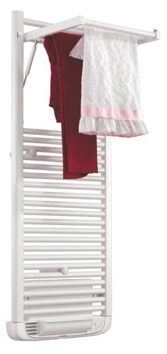 Sèche-serviettes électrique avec soufflerie 1750W, H:144,1 x l:50 cm, blanc - Dryer, Deltacalor
