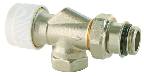 Corps thermostatique pour radiateur eau chaude, équerre inversé 1/2'' (15/21) - Somatherm