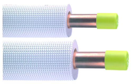 Liaison frigorifique double tube cuivre 08 pré-isole 1/4'-3/8'