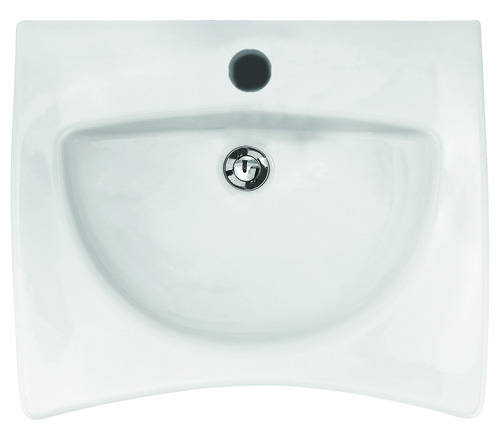 Lavabo suspendu en céramique pour PMR 66x55cm