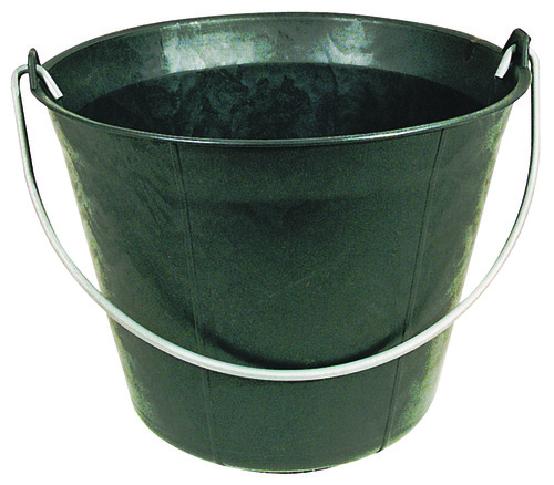 Sceau de maçon plastique noir 11 L