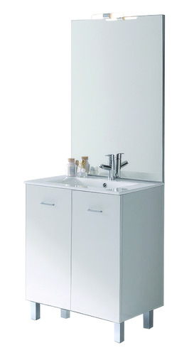 Meuble NEW YORK sur pieds 60cm blanc - BATHROOM THERAPY