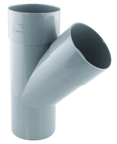 Scala Tampon De Réduction 80mm/32mm PVC Gris