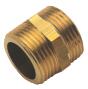 Lot de 10 mamelons égaux laiton à visser 1/2'' (15/21)