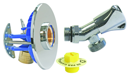 Kit complet pour raccordement de robinetterie machine à laver, PER à glissement Ø12 - femelle 1/2'' (15/21) - Somatherm
