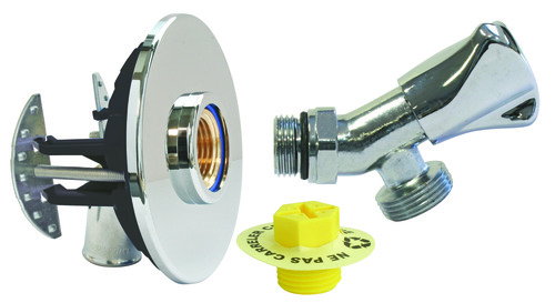 Kit complet pour raccordement de robinetterie machine à laver, PER à sertir Ø16 - femelle 1/2'' (15/21) - Somatherm
