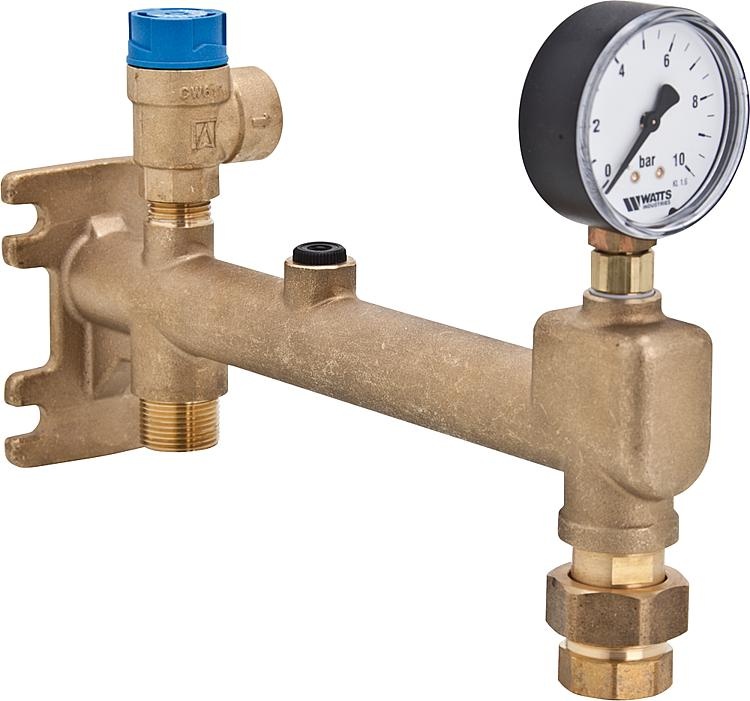 Groupe de raccordement 6 bars Ø15 mm - Zilmet