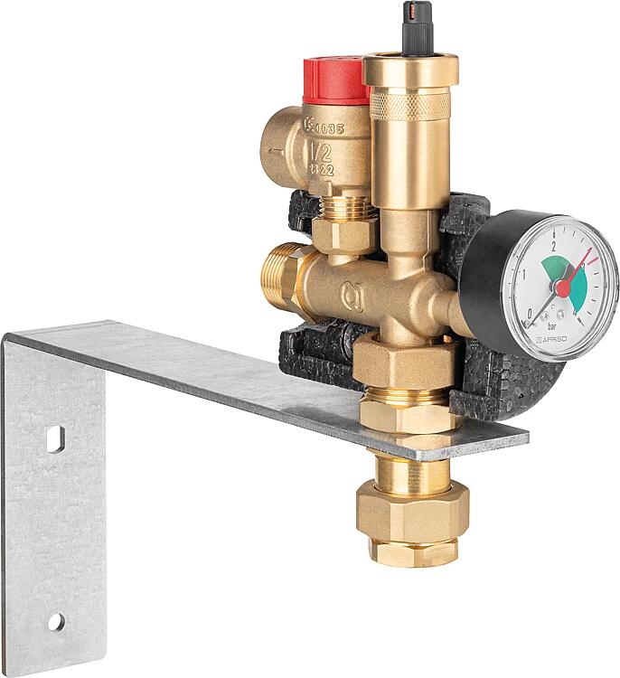 Console équipée pour vase d'expansion