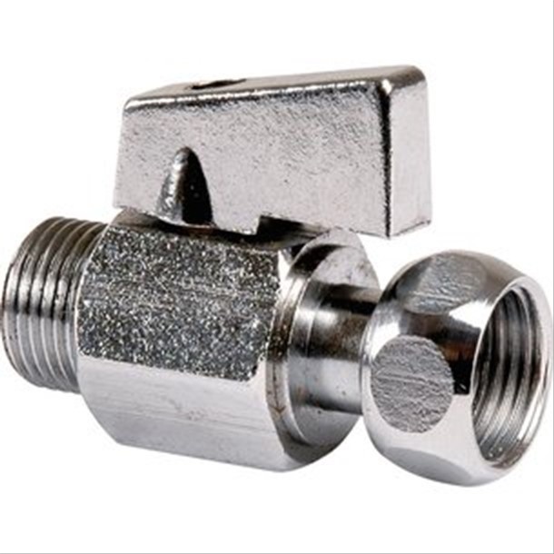 Robinet D'arrêt Laiton - MF 3/8', Pour Installation Plomberie, Connexion étanche