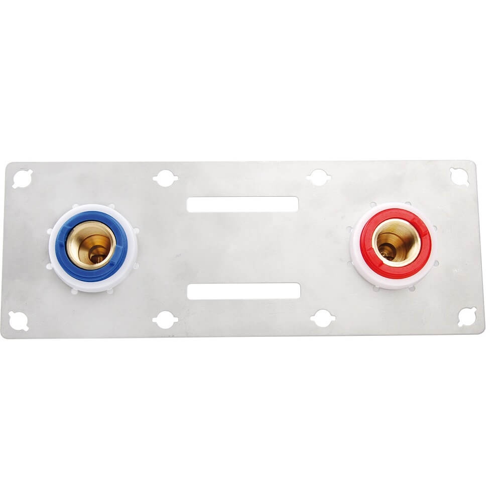 Lot de 3 Sorties de cloison double multicouche à sertir Ø16 - femelle 1/2'' (15/21)