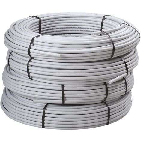 Tube multicouche nu blanc Ø16 - longueur 500 m - Turatec