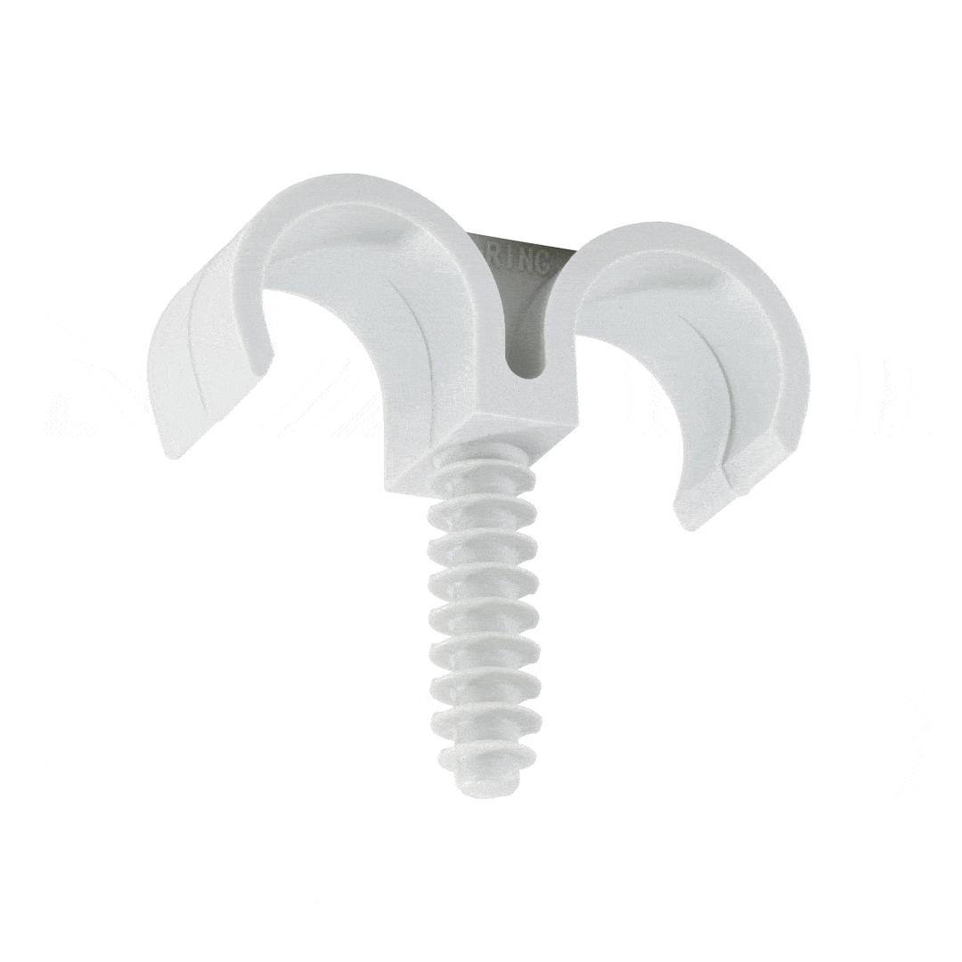 Boîte de 50 chevilles de fixation double pour tube PER gainé Ø20