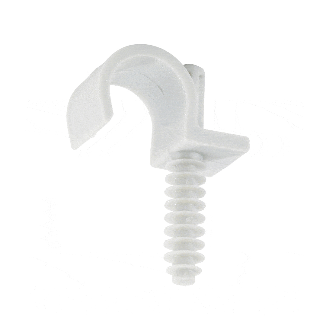 Boîte de 100 chevilles de fixation simple pour tube PER gainé Ø20