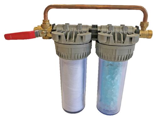 Station complète de filtration d'eau - Anti-impuretés et anticalcaire - Duplex New Generation, Merkur