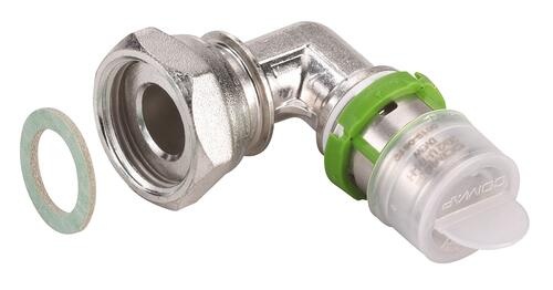 Coude femelle à sertir multicouche Ø16 - écrou tournant femelle 1/2'' (15/21) - Comap