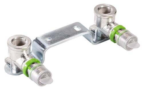 Sortie de cloison double multicouche à sertir Ø16 - femelle 1/2'' (15/21) - Comap