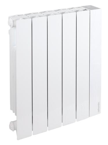 Radiateur électrique horizontal à chaleur douce 750W, blanc - Accessio, Atlantic