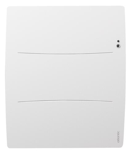 Radiateur électrique connecté horizontal à chaleur douce 750W, blanc - Agilia, Atlantic