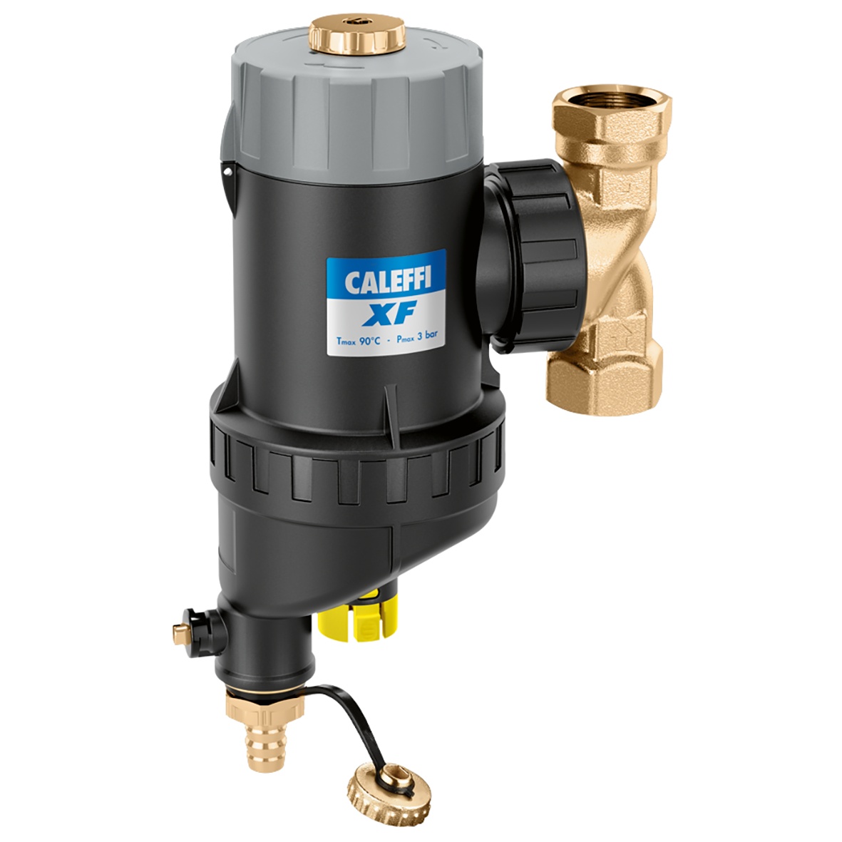 Désemboueur magnétique femelle 1"" (26/34), avec filtre autonettoyant - Caleffi, Thermador