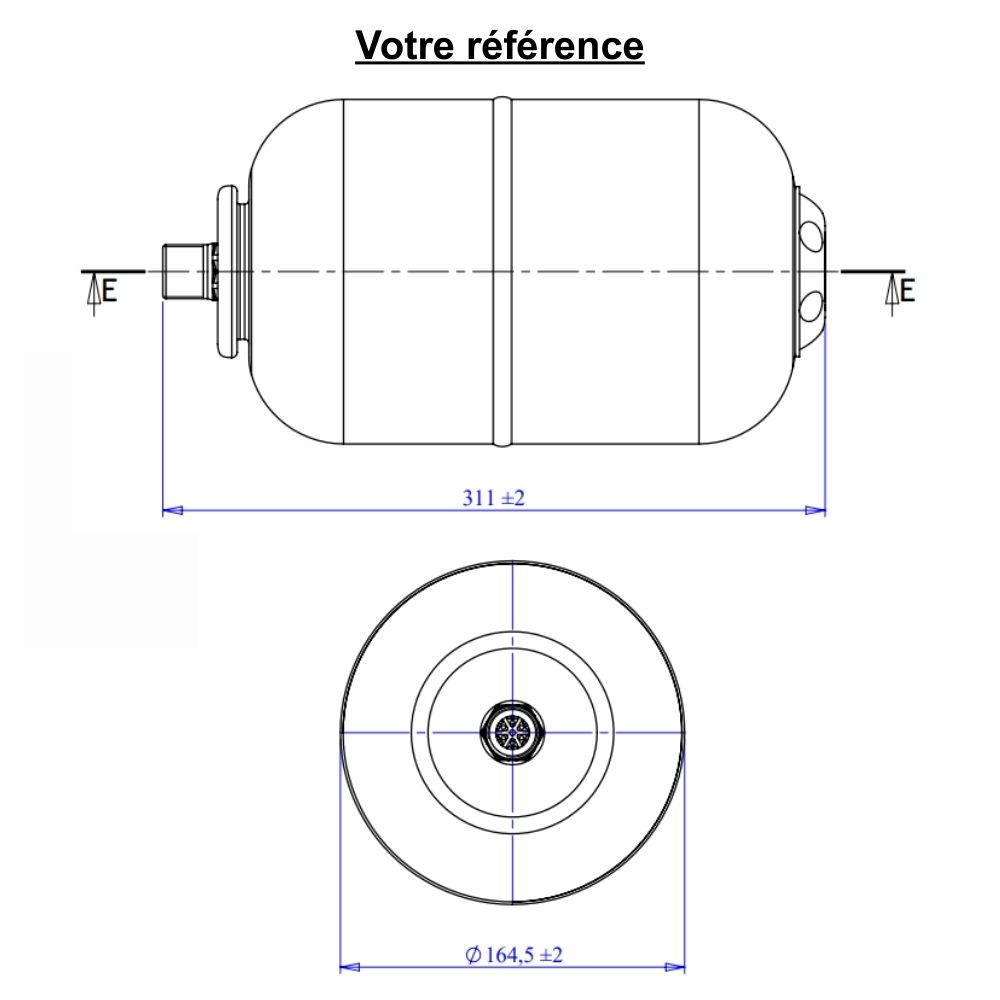 Vase d'expansion chauffage mural 5 litres - Varem
