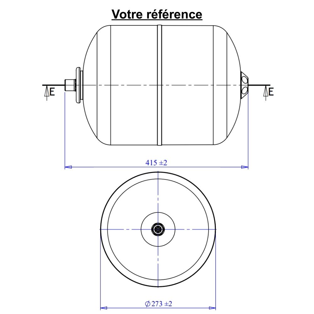 Vase d'expansion chauffage mural 18 litres - Varem