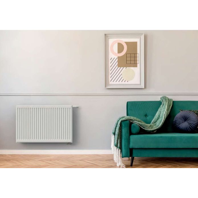Radiateur eau chaude horizontal 1127W, H.60 x l.90 cm, T.33, Plattella V6 L - DeLonghi