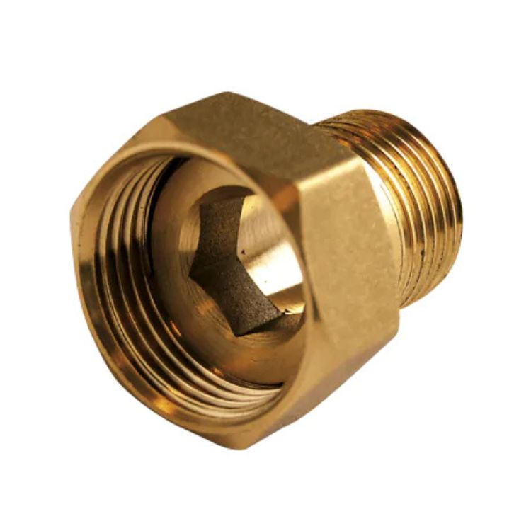 Raccord laiton à visser femelle 1''1/4 (33/42)-mâle 1'' (26/34) pour vanne directionnelle - Thermador