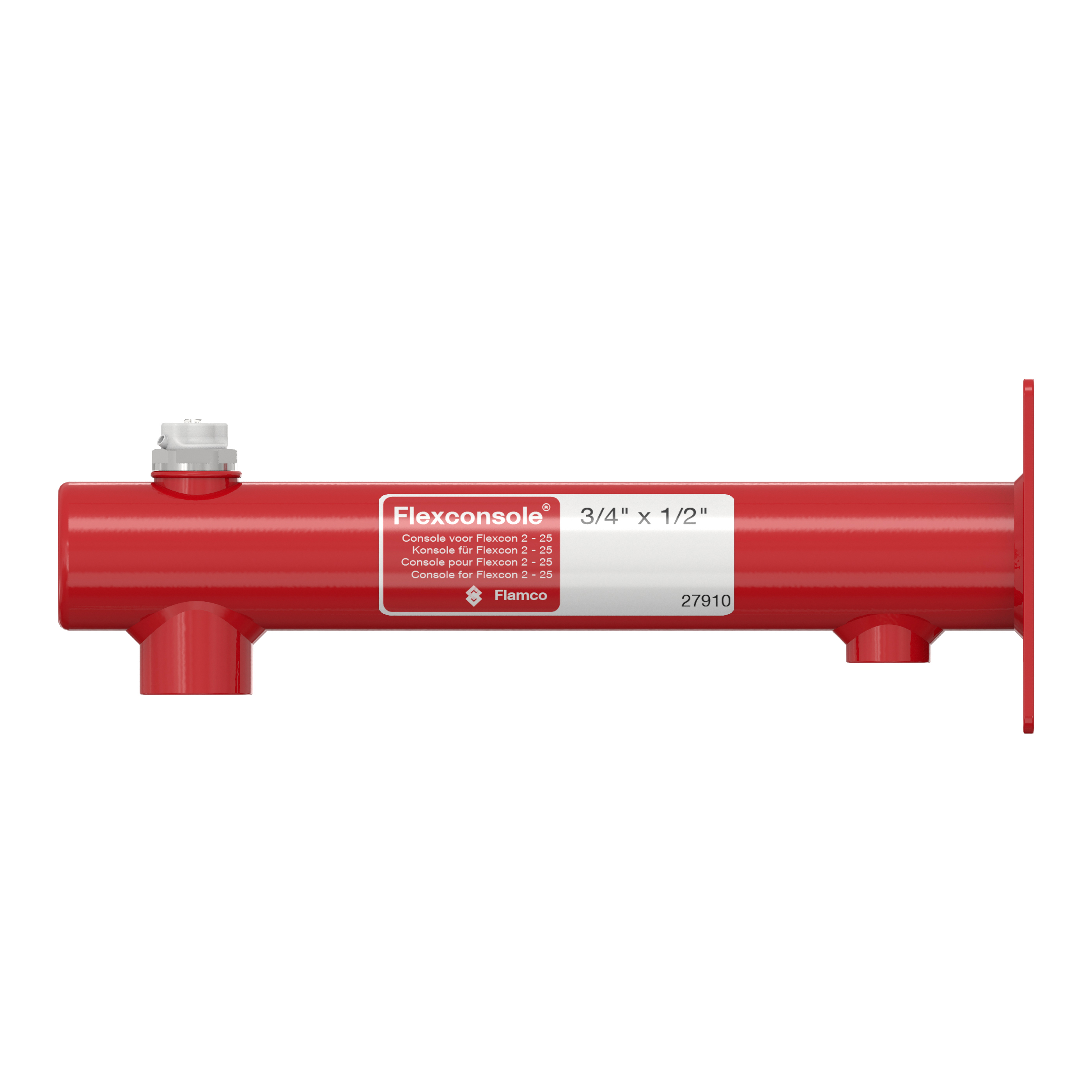 Support mural pour vase d'expansion chauffage de 8 à 25 litres - Flexconsole, Flamco