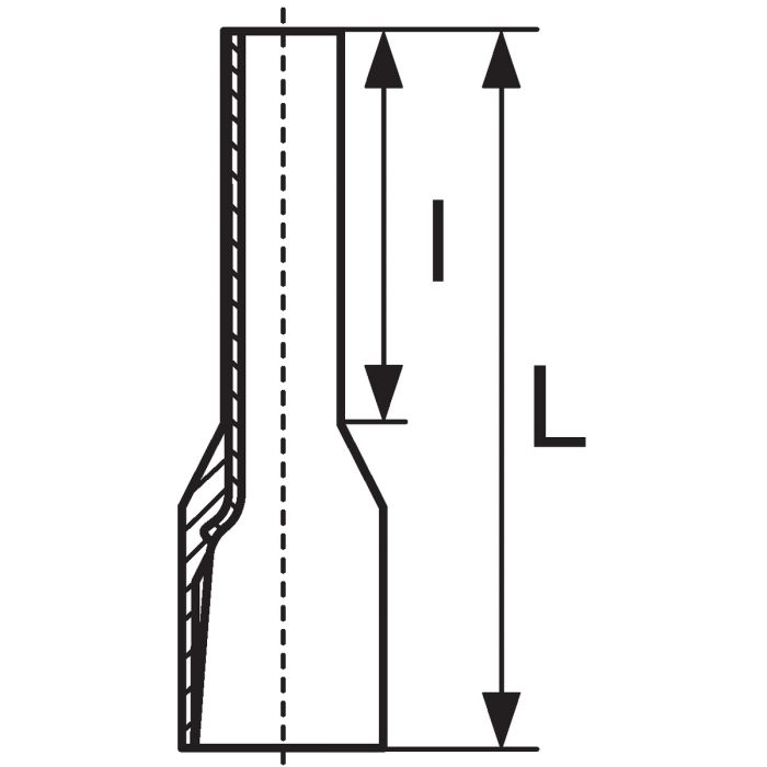 Embout de câblage pré-isolé NFC noir section 1,5mm² L=13,5mm vendu par 100