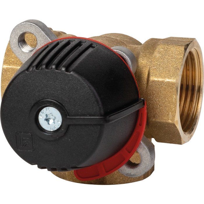 Vanne mélangeuse 3 voies laiton, femelle 3/4'' (20/27) - Thermador