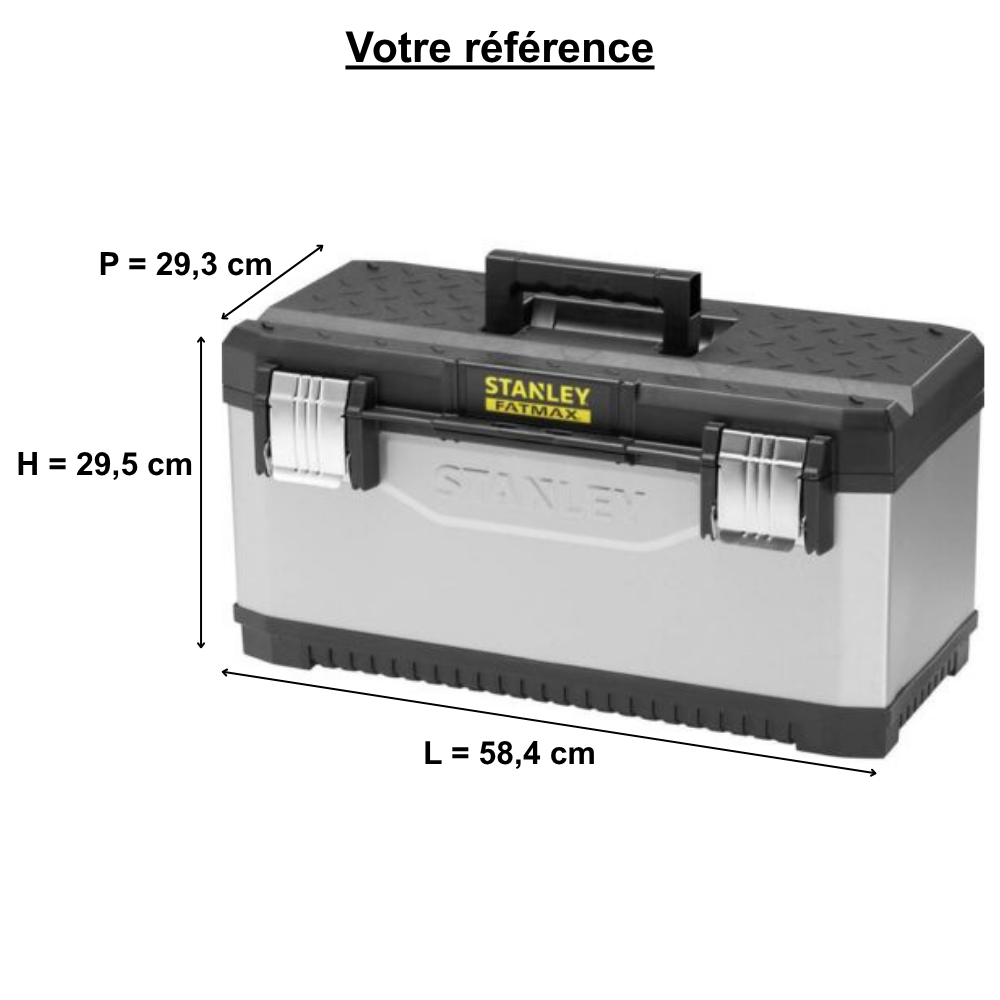Caisse à outils - 15 compartiments - Stanley Fatmax