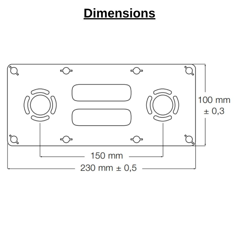 Sortie de cloison double ROBIFIX PER à sertir Ø12 - femelle 1/2'' (15/21) entraxe 150 mm - Watts