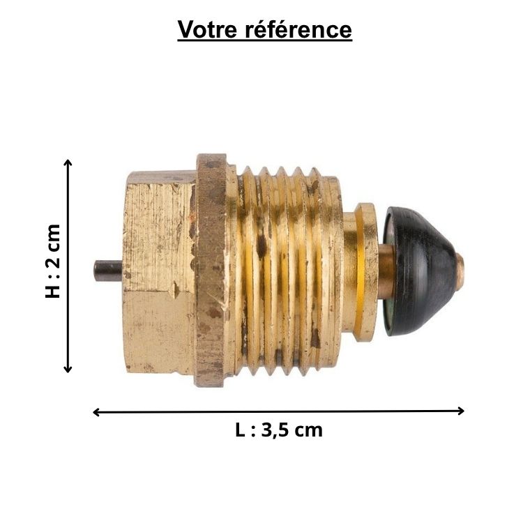Cartouche thermostatique pour robinet manuel EuroSar, mâle 1/2"" (15/21) - Comap
