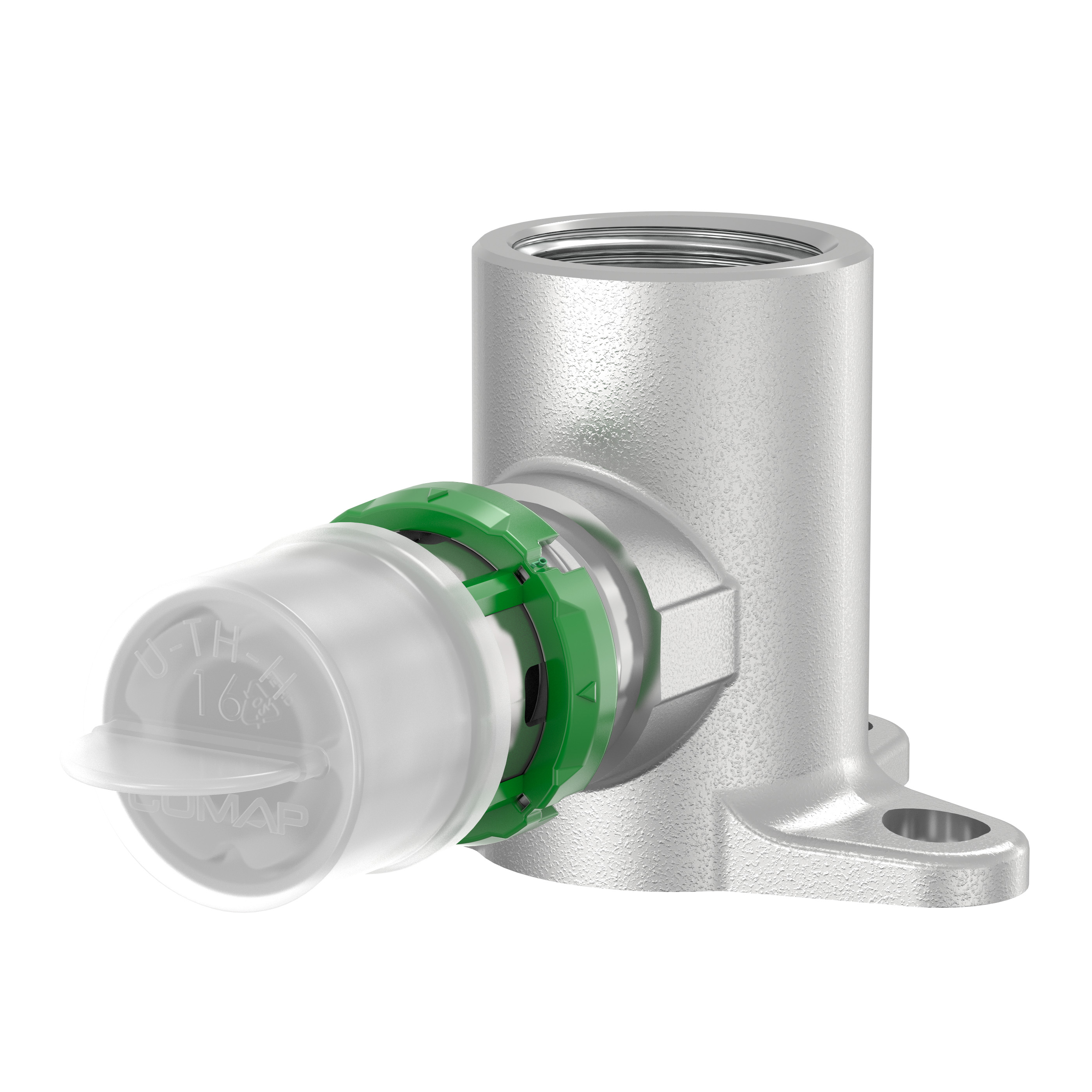 Coude applique multicouche à sertir Ø20 - femelle 1/2'' (15/21) - Comap
