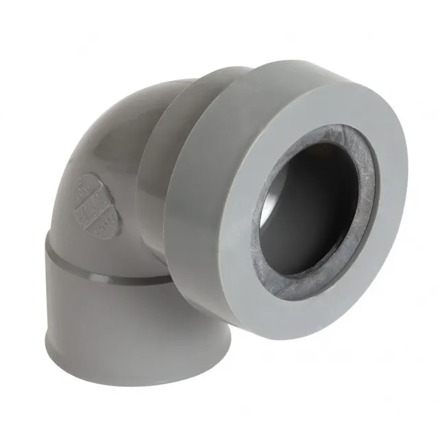 Coude PVC 87°30 à joint, Ø32 - double femelle, pour sortie d'appareil sanitaire - Système J, Nicoll