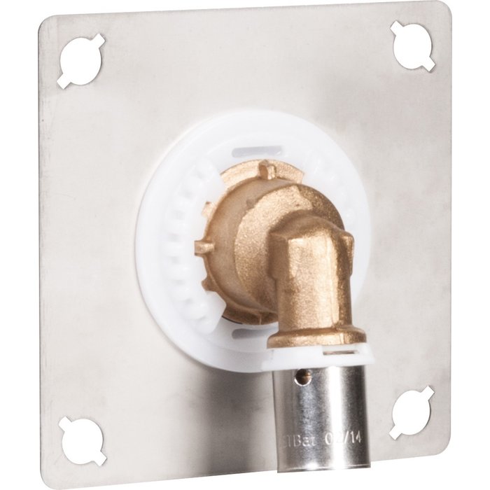 Sortie de cloison simple SERTIfix PER à sertir Ø16 - femelle 1/2'' (15/21)