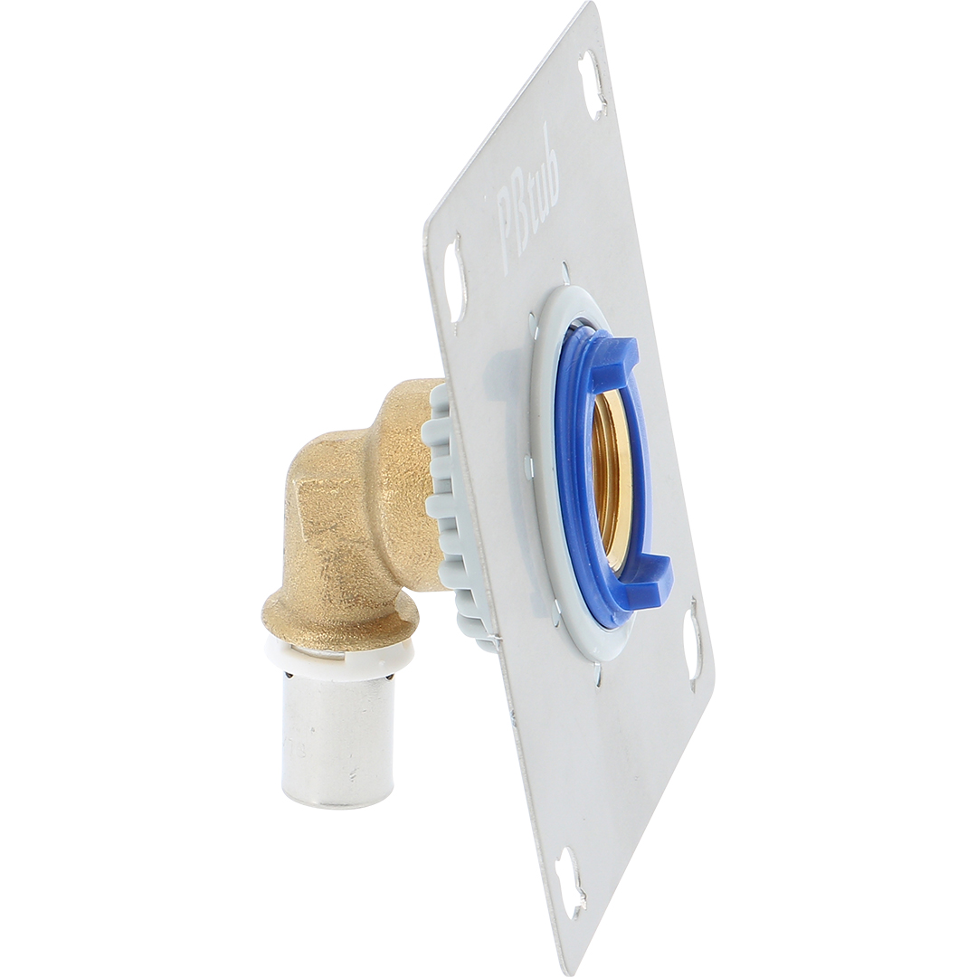 Sortie de cloison simple SERTIfix PER à sertir Ø16 - femelle 1/2'' (15/21)