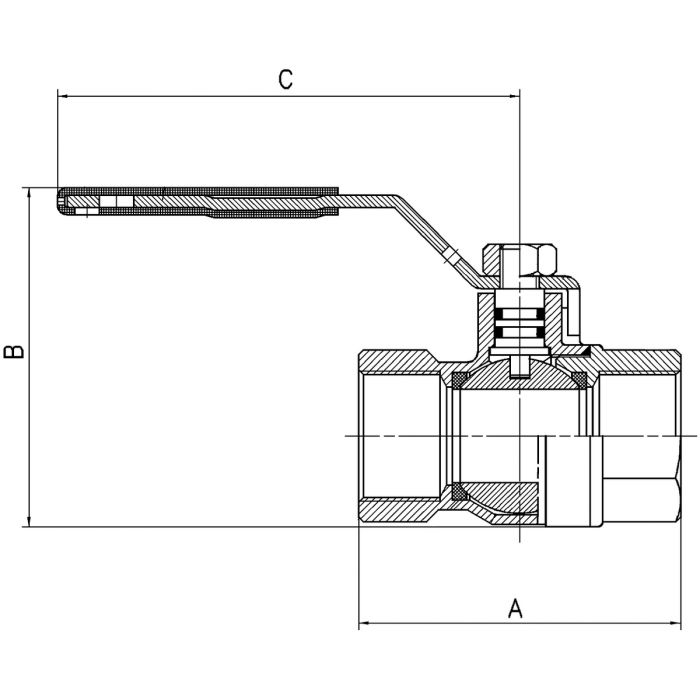 Vanne Femelle Arco haute température FF3/4'' max 10 bar
