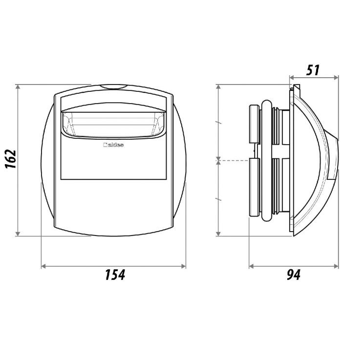 Bouche autoréglable sanitaire Bap'Si Modulo Ø125mm 30m³/h