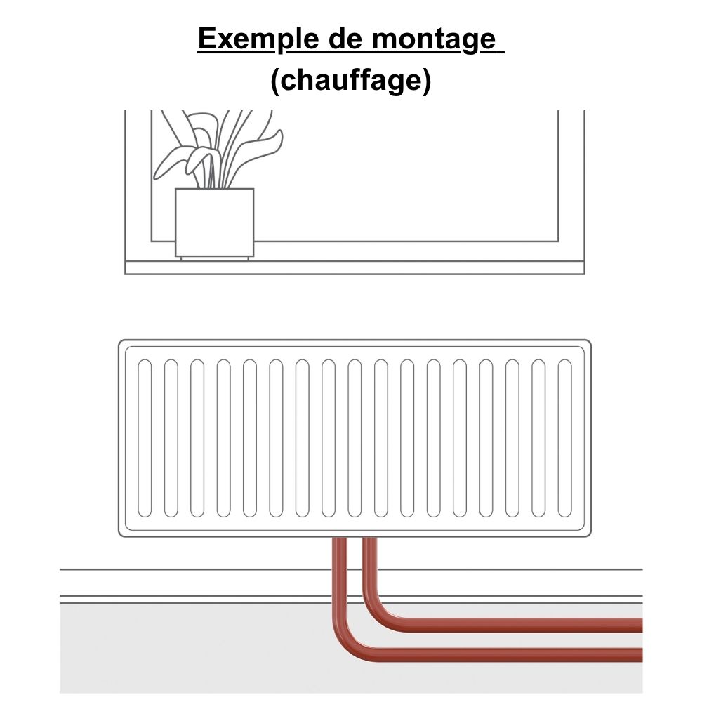 Tube PER BAO nu rouge Ø16 - longueur 200m - Comap
